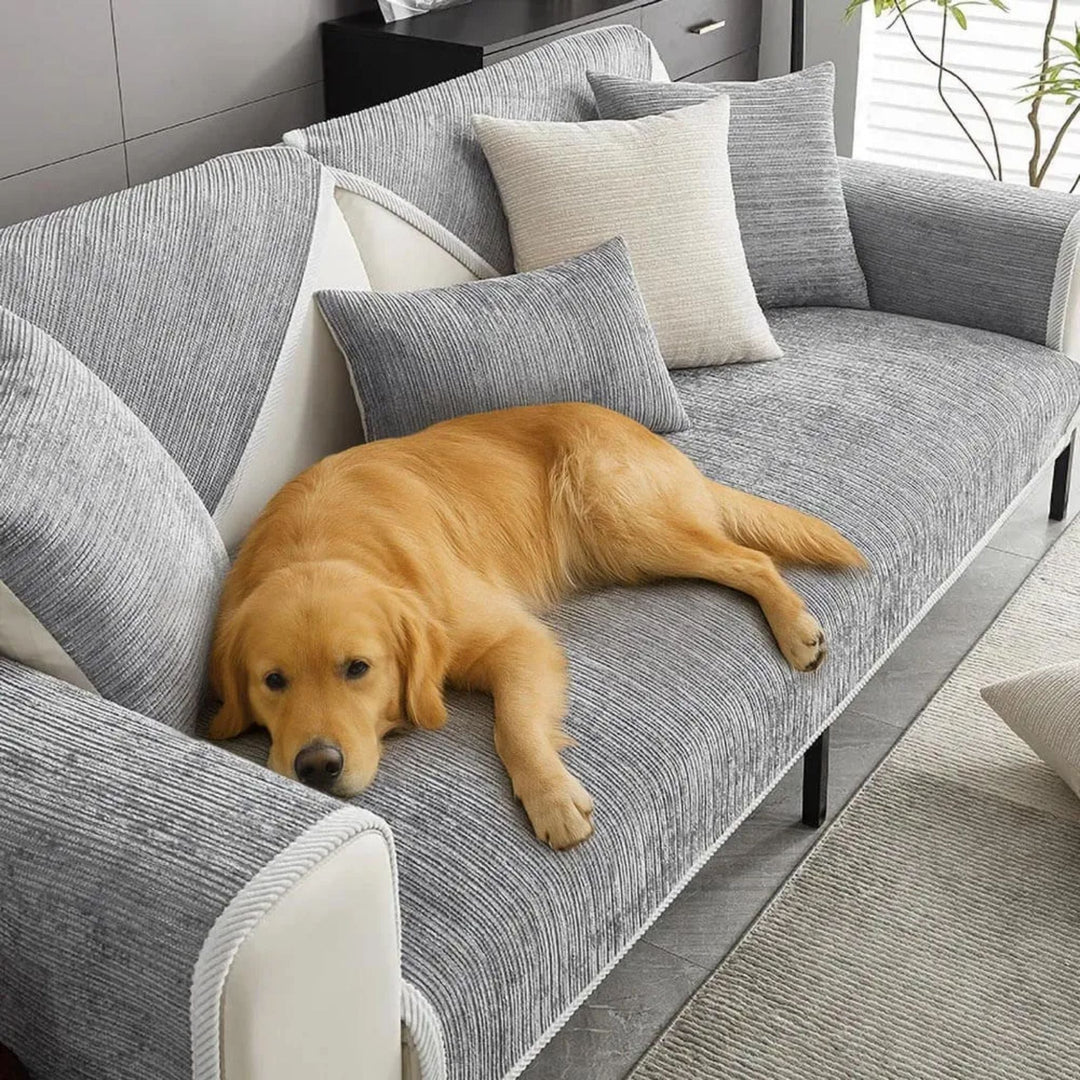 Non-Slip Protective Sofa Cover - Washable &amp; Water-Repellent