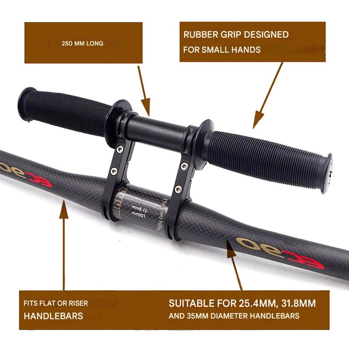 Child Bike Handlebar and Adjustable Child Seat – Family Ride Combo