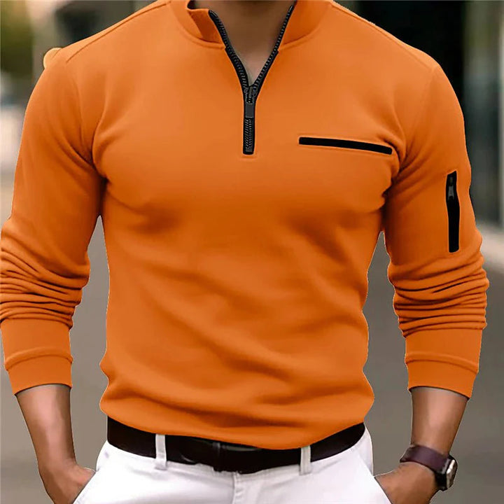 Luxury Men's Zip Jumper - Davy