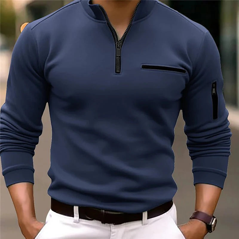 Luxury Men's Zip Jumper - Davy