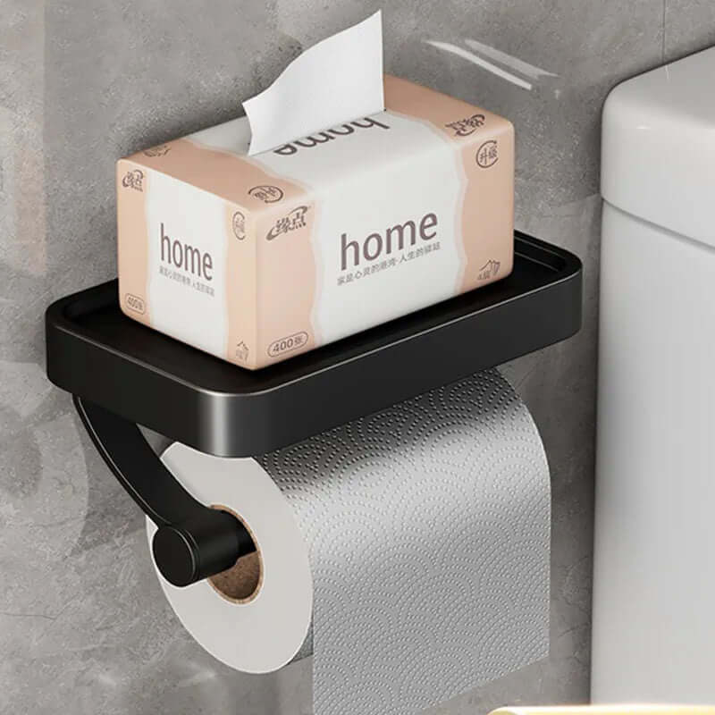 Stainless Steel Toilet Roll Holder | Toilet Roll Holder with Storage Space | Toilet Roll Holder | Rollix