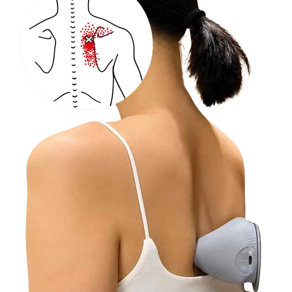 Trigger Point Wall Massager with Heat and Vibration