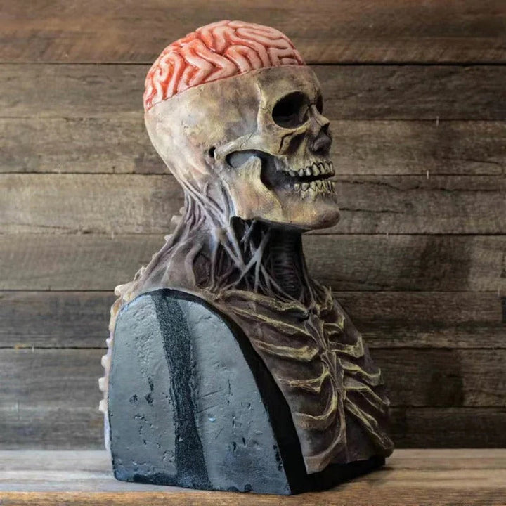 Ultra-realistic Halloween skeleton costume with mask