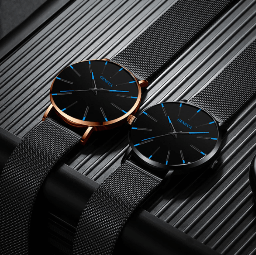 GENEVA | Ultra-Slim Men's Business Watch