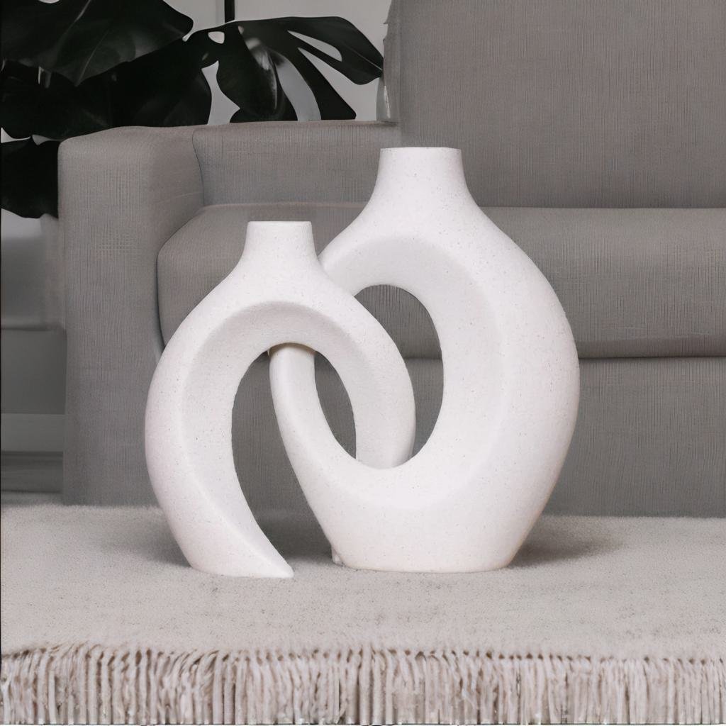 Gleora | Unique Flower Vase - Woven Design