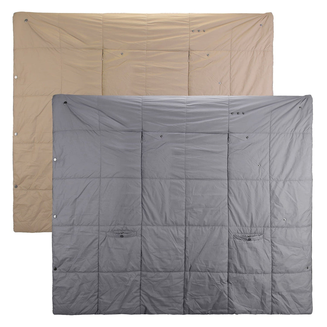 USB Wearable Heated Blanket with Zipper Armholes Dual Controls and 6 Heating Zones