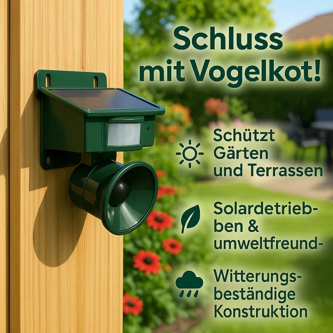 Keep Pigeons Off Your Balcony and Garden | Bird Defence Device | VogelBlock
