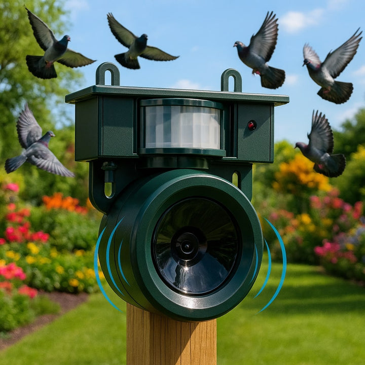 Keep Pigeons Off Your Balcony and Garden | Bird Defence Device | VogelBlock