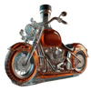 Whiskey Decanter Motorcycle Glass Clear Bottle Cruiser Display Gift Liquor