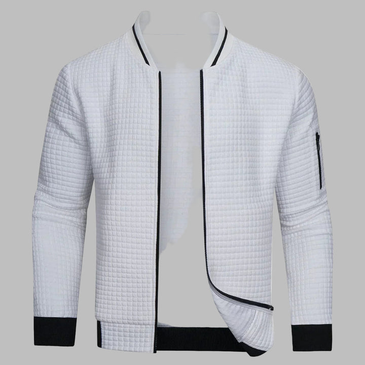Comfortable and Warm Men’s Zip-Up Sweater