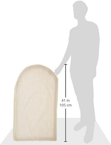 Linen Dustproof Garment Bag - Protective Zip Cover for Suits