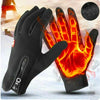 Winter Cycling Gloves Waterproof with Touchscreen Fingertips and Fleece Lining