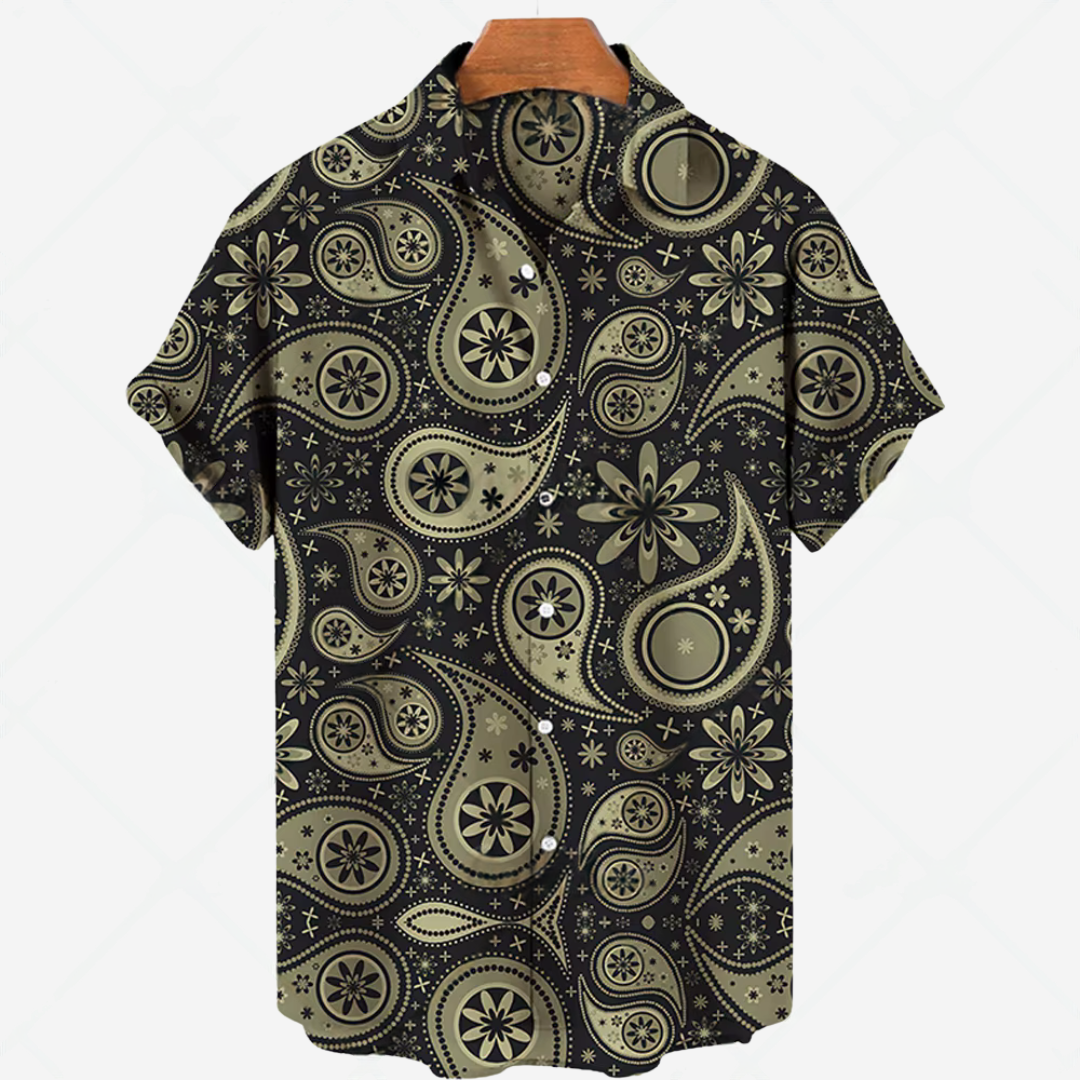 Casual Short-Sleeve Shirt with Print Effortless Style for Every Occasion