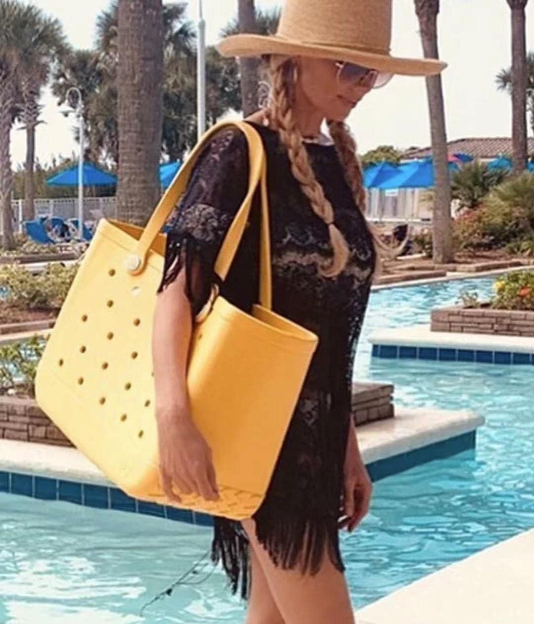 Women's Washable EVA Beach Bag – Size L