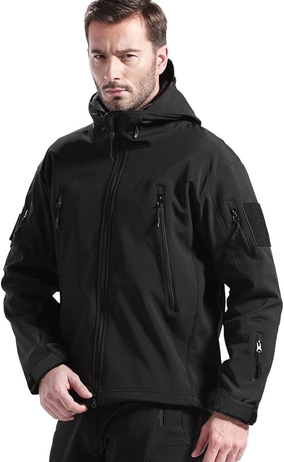 Waterproof Windproof Fleece-Lined Outdoor Jacket and Trousers Set