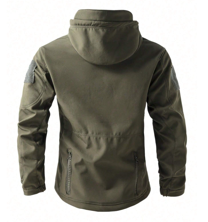 Waterproof Windproof Fleece-Lined Outdoor Jacket and Trousers Set