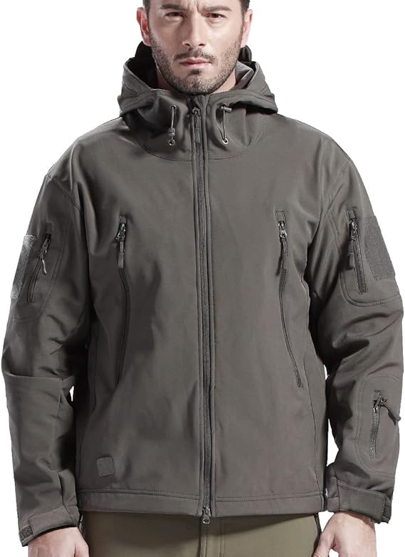 Waterproof Windproof Fleece-Lined Outdoor Jacket and Trousers Set